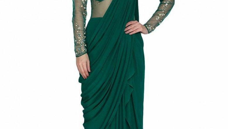 Designer Saree Gown outfits