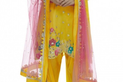 Few latest new designs in dhoti style dresses