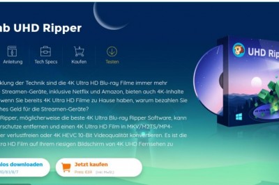 UHD Rippen | DVDFab UHD Ripper konvertiert die 4K Ultra Blu-rays in verlustfreie MKV/M2TS/MP4 Video.