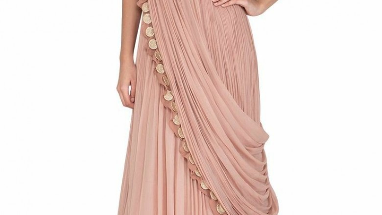 Saree Gown Is A Combination Of Gowns And Traditional Sarees
