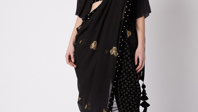 Dhoti Saree | Pant and Sharara Saree | Plazo Saree Buy Online | Dhoti Saree Design