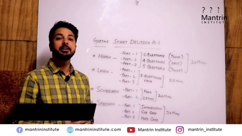 Exam Pattern | Best German Language Institute | Mantrin Institute Chandigarh