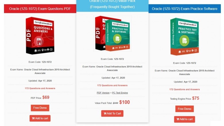 1Z0-1072 dumps - Get valid Oracle 1Z0-1072 Exam Questions and Answers