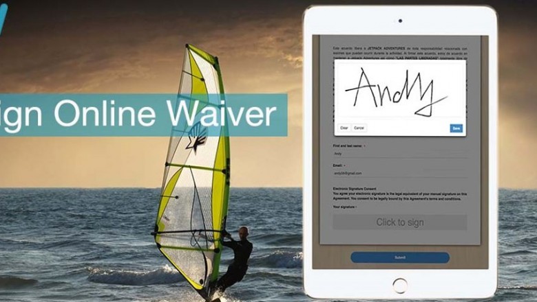 Create an online waiver today