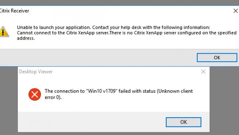 How to Fix Citrix Receiver launch error in Windows 10?