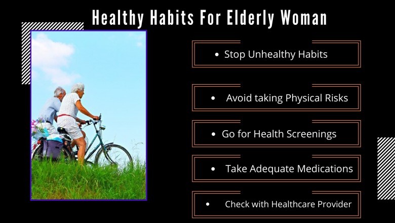 Healthy Habits For Elderly Woman
