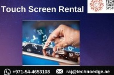 Make The Business Communication With Interactive Touch Screen Rental