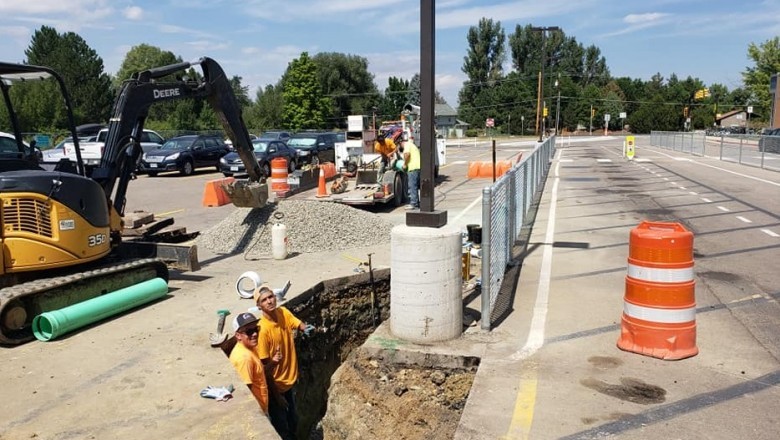 Sewer line repair in Loveland