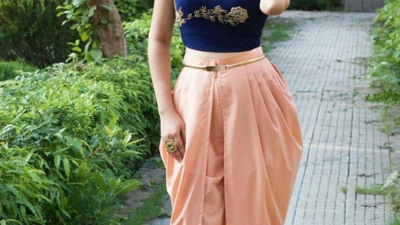 Different Types of Dhoti Dress for Women - Crop Top Dhoti Pant and Dhoti Style Dress