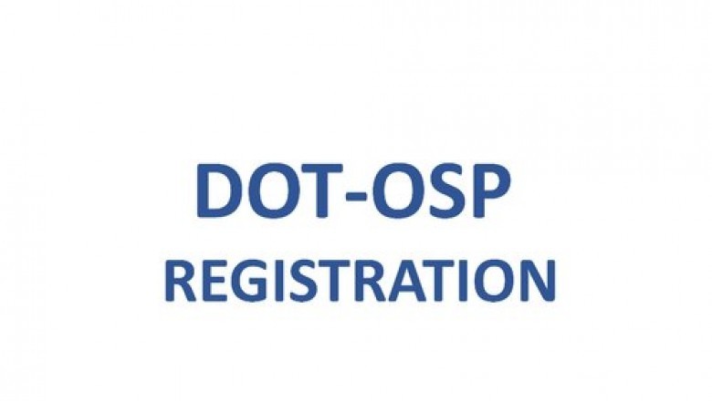 OSP/DOT License Registration (For Call Centers)