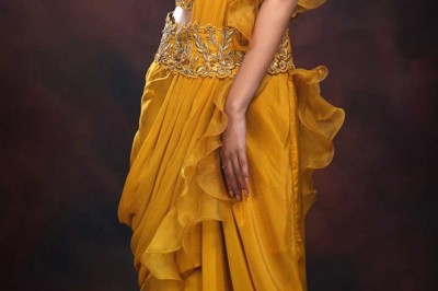 The Dhoti Saree is most stylish outfits