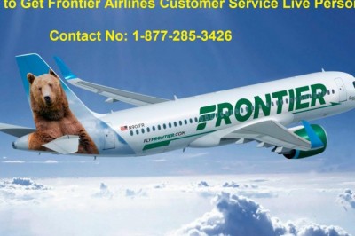 How to talk to a live person at Frontier Airlines?