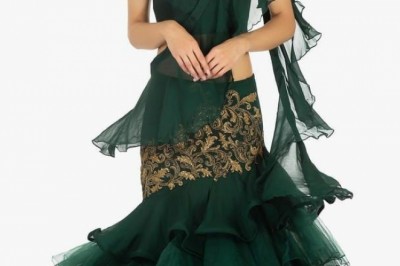 Concept Saree - Pleated Saree Online | Pre Drape Saree | Stitched Saree