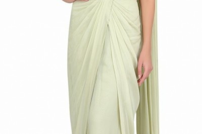 Top Saree Gown | Concept Saree | Ready To Wear Saree | Saree Style Gown | Pre Pleated Saree | Pre Draped Saree Gown