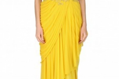 Pre Stitched Saree Gown Online | Ready To Wear Saree | Saree Style Gown | Pre Pleated Saree | Concept Saree
