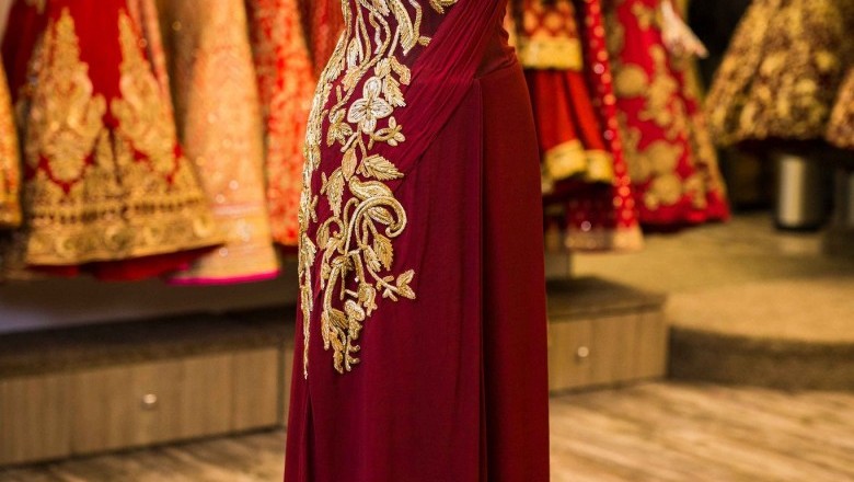 Hot Trend Saree Style Gown the combination of western and Indian Fashion
