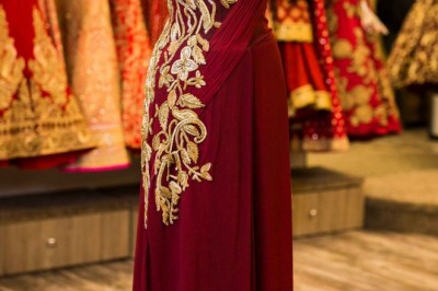 Hot Trend Saree Style Gown the combination of western and Indian Fashion