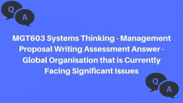 MGT603 System Thinking 2 Assignment Sample