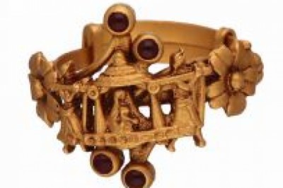 lakshmi devi gold rings