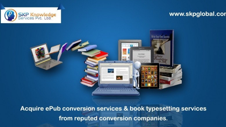 Acquire ePub conversion services & book typesetting services from reputed conversion companies