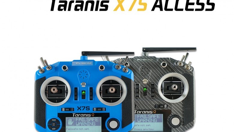 Frsky Transmitter X7S ACCESS version features Hall-sensor gimbals