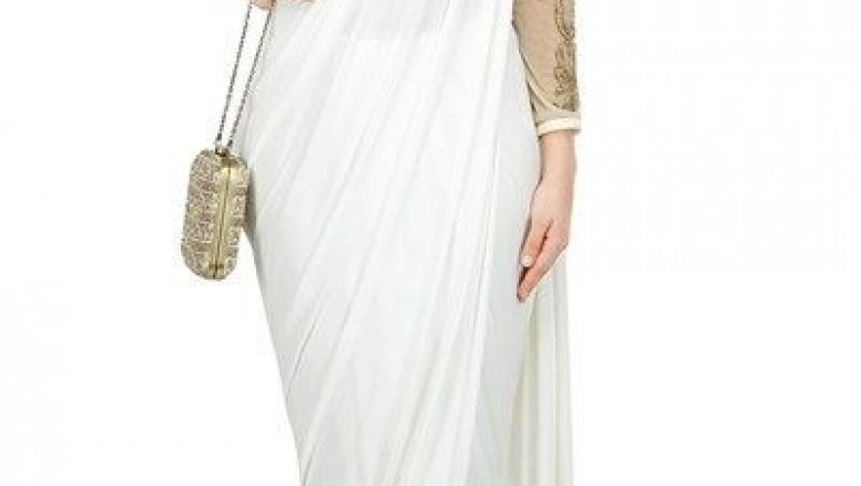 The Dhoti Pant Saree Is Latest Style Of Indian Traditional Saree