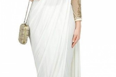The Dhoti Pant Saree Is Latest Style Of Indian Traditional Saree