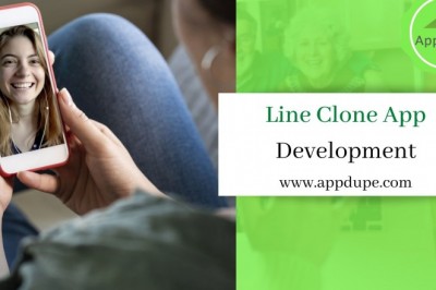 What are the features of the Line clone messaging app?