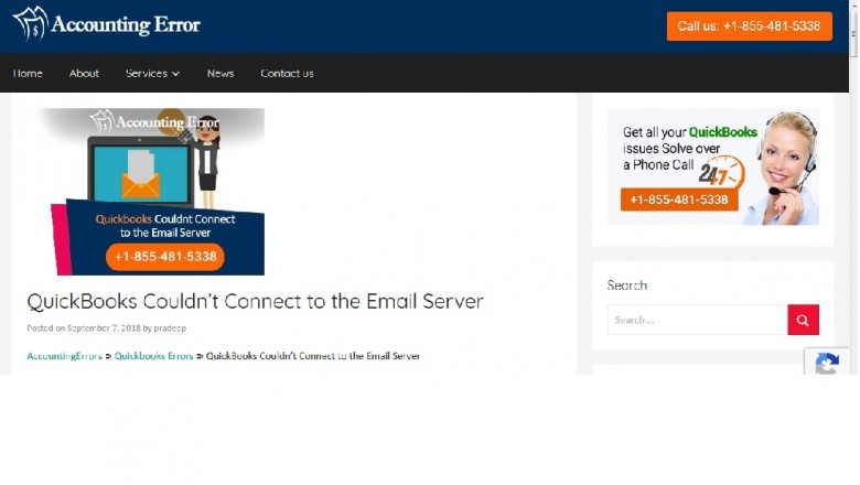 Unable to Login to Email Server in QuickBooks