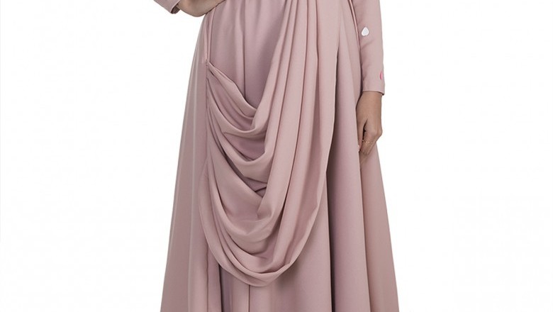 Designer Saree Gown Is A Combination Of Gowns And Traditional Sarees