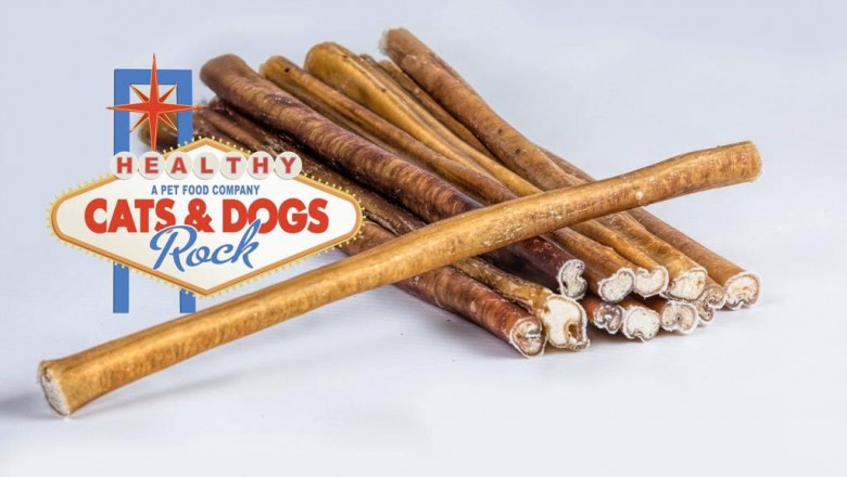 6 Inch Bully Sticks with Extra Thin (Wt. 9.5g or less) - Cats and Dogs Rock