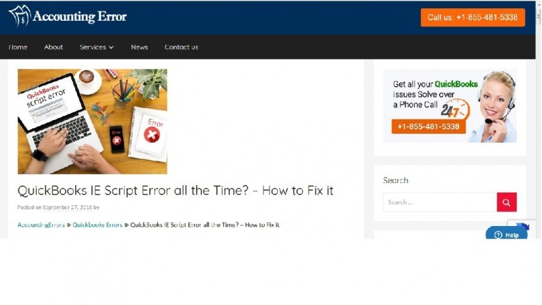 What is Script Error in QuickBooks?