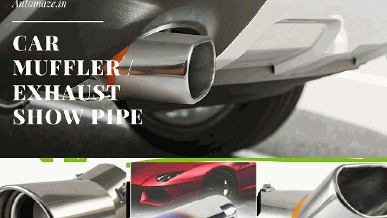 Car Muffler or Exhaust Show Pipe