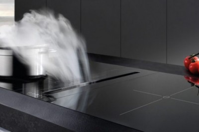 Designer Italian cooker, kitchen ceiling extractor hoods