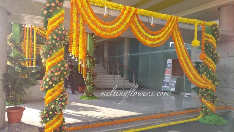 Contact Us | Hotel Decoration Bangalore | Convention Hall Decoration | Melting Flowers