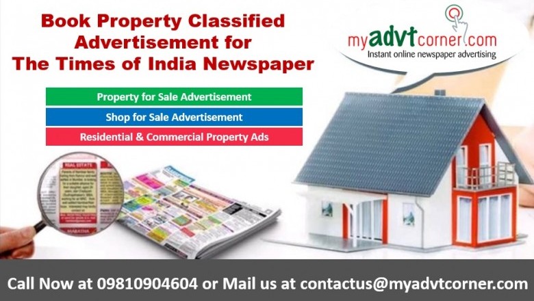 Times of India Property Classified Advertisement