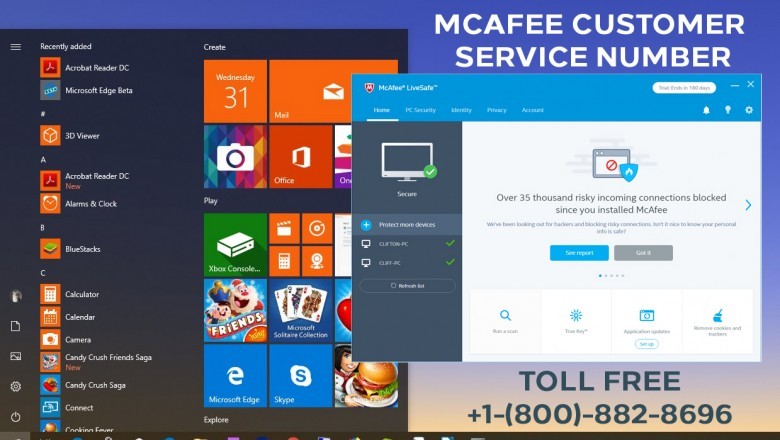 McAfee update stuck windows 10