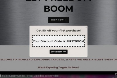 1 lb Exploding Rifle Target