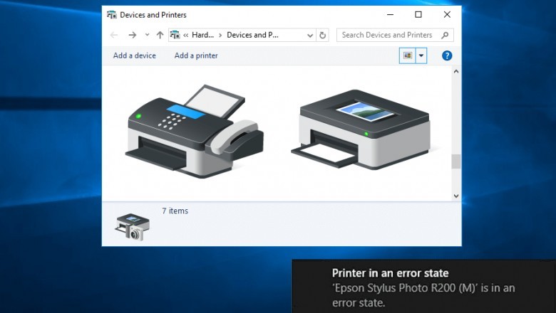 Printer In Error State