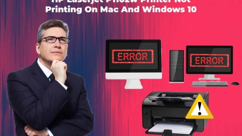 HP Laser P1102w Printer Not Printing on Mac and Windows 10
