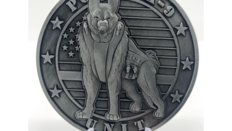 K9Police Unit Challenge Coin - Policebrand.net