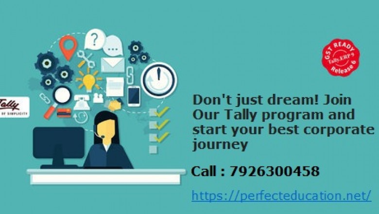 Don't just dream! Join Our Tally program and start your best corporate journey
