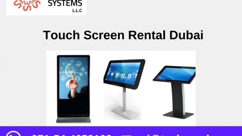 How to Make Business with Interactive Touch Screen Rental in Dubai?