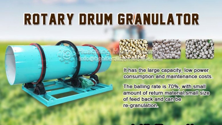 compound fertilizer drum granulator