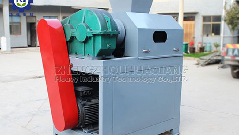 Non drying twin roll extrusion granulation production line