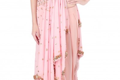 Dhoti saree gown and pre stitched pant saree online shopping