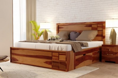 Buy Wooden Double Beds Online in India at WoodenAlley