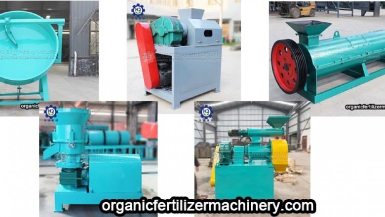 Different types of fertilizer granulators