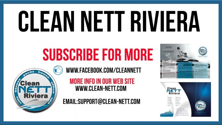 luxury yacht cleaning in South France