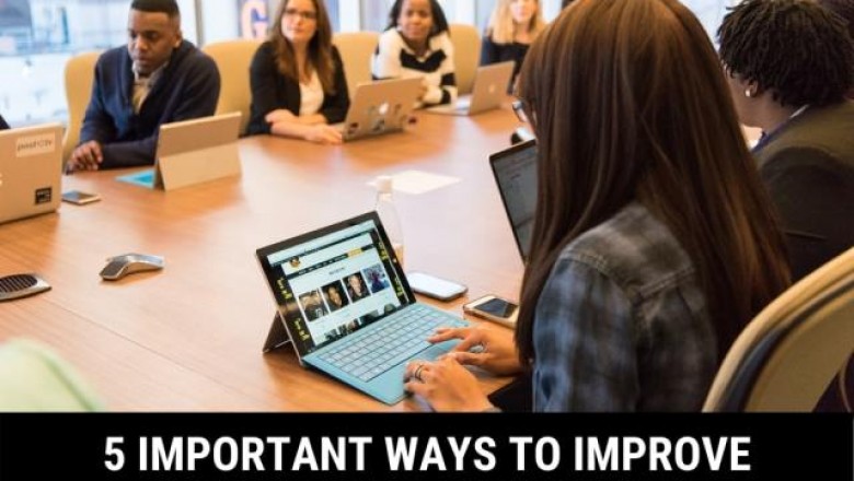 5 Important Ways to Improve Your Team Productivity